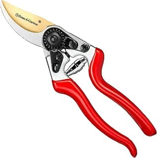 EnduroPRO Ergonomic Bypass Pruners - Professional Titanium Garden Shears - Heavy Duty Hand Pruning Scissor, Tree Trimmer, Gardening Tool, Branch, Hedge, Rose, Shrub & Bush Clippers