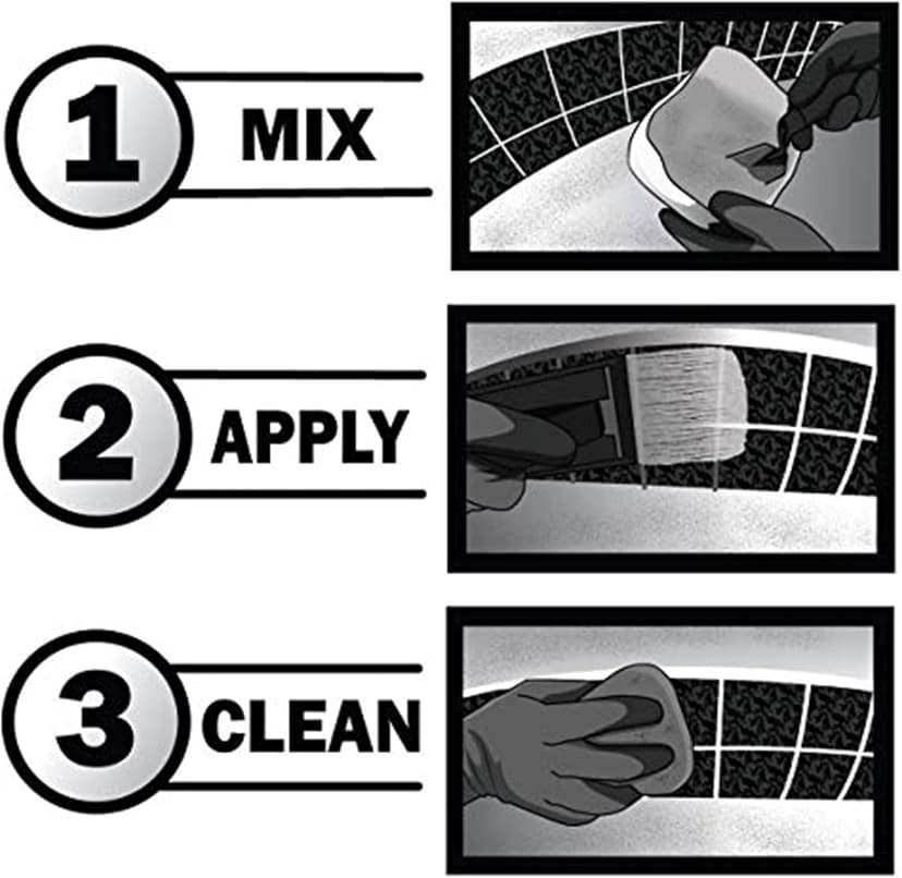 Pool Patch White Pool Tile Grout Repair Kit, 3-Pound, White