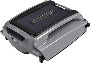 Betta SE Plus - Solar-Powered Robotic Pool Skimmer with 24/7 Continuous Cleaning Power, Dual Charging Options, Twin Salt Chlorine Tolerant Motors, and Shallow Water Safeguard