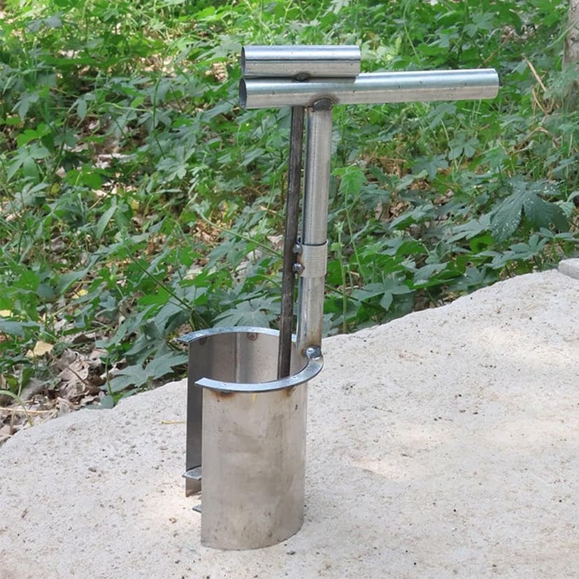 Bulb Planter Tool, 2025 New Plant and Fruit Tree Seedling Transplanter,Heavy Duty Stainless Steel Seed Planting Tools for Digging Holes Sowing Plant Bulb