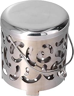 AMONIDA Tent Heater for Camping, Stainless Steel Mini Tent Heater Camping Heating Cover, for Outdoor Backpackers Hiking, Camping and Barbecue