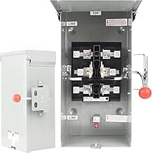 Generator Transfer Switch 100A, Manual Transfer Switch for Home Generator, Heavy Duty Double-Throw 120/240V,24000W for Indoor Outdoor Use,NEMA 4X Standards