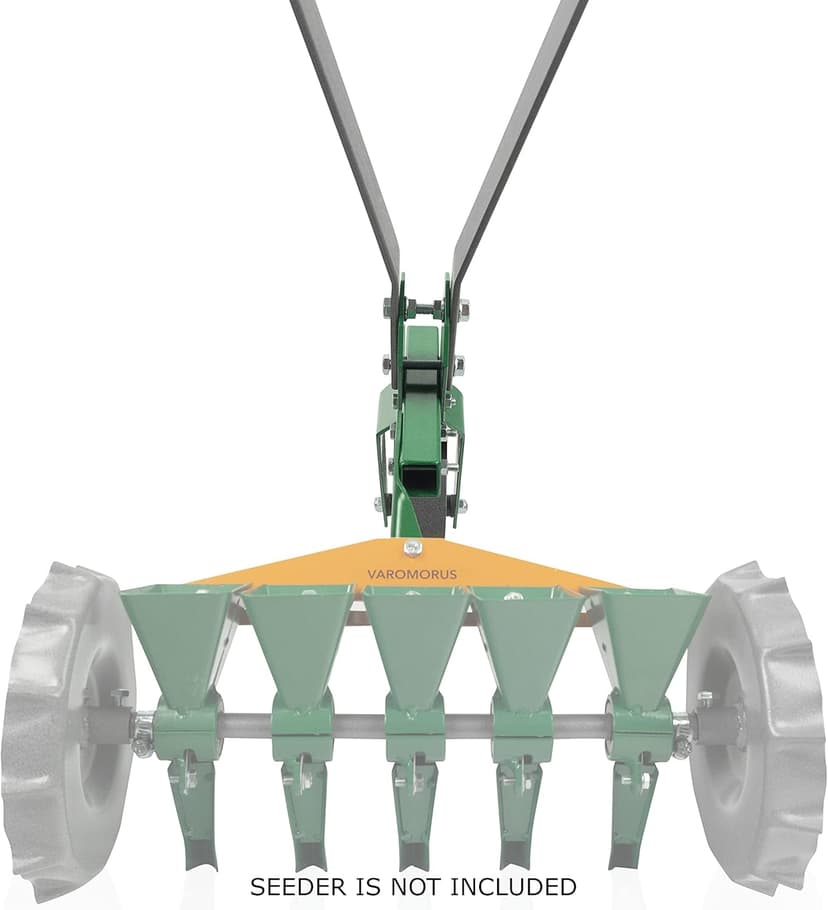Varomorus High Wheel Cultivator, Self Cleaning Steel Single Wheel Hoe, Modular Plow Garden Tool for Gardening