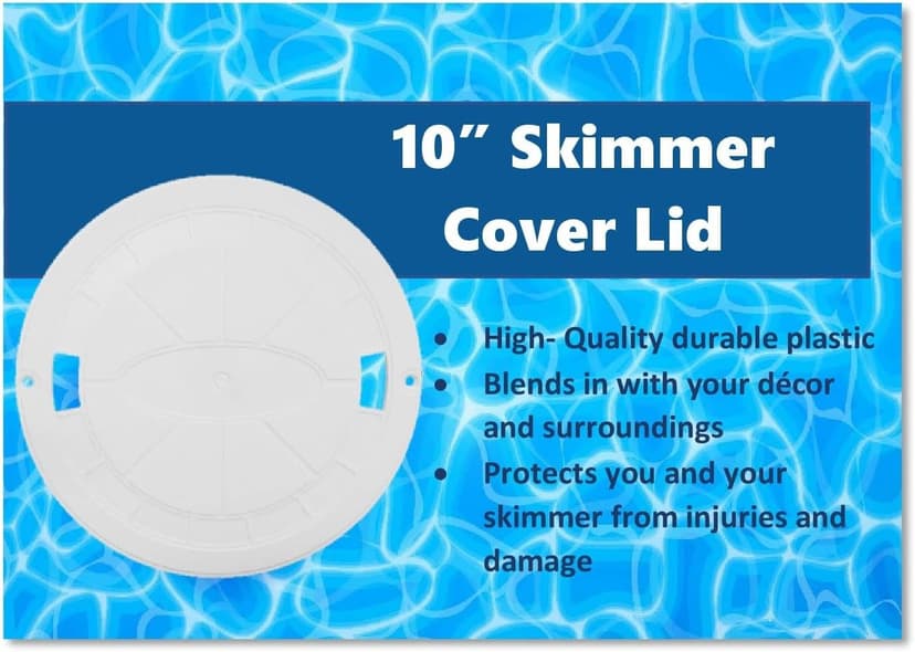 Aftermarket Skimmer Lid Replacement for Hayward Swimming Pool Skimmer Deck Cover SP1070C SPX1070C
