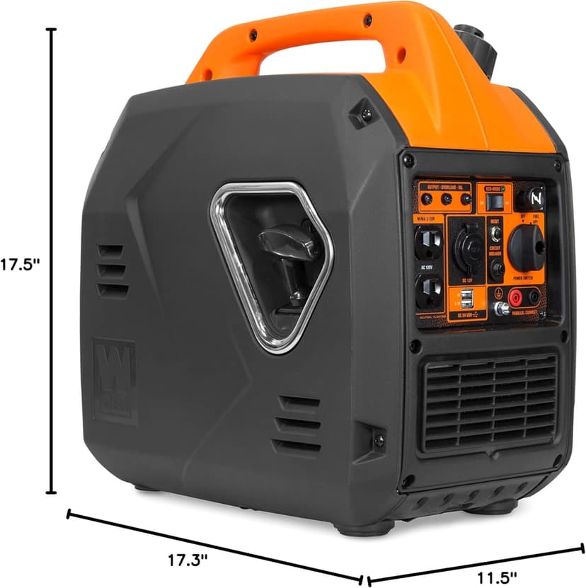 WEN 2350-Watt Inverter Generator, Portable and Super Quiet with Fuel Shut-Off (56235i)