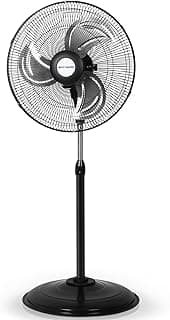 BILT HARD 3900 CFM 18" High Velocity Pedestal Oscillating Fan, 3-Speed Heavy Duty Metal Standing Shop Fan with Aluminum Blades for Commercial, Residential, and Garage, UL Listed