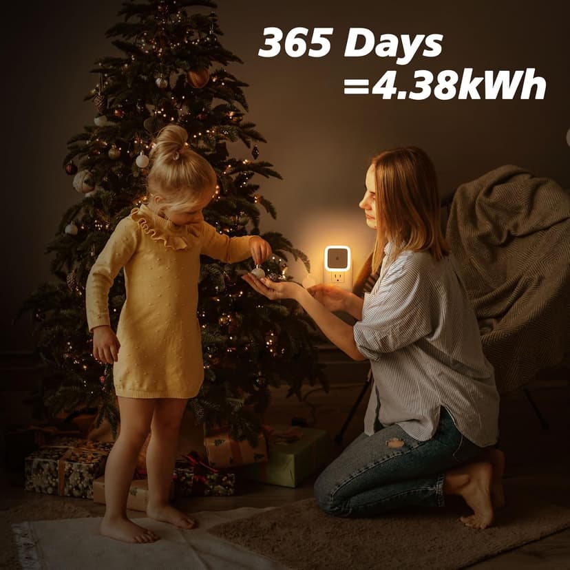 Sujeet Night Light, Night Lights Plug into Wall 8-Pack, Plug in Night Light, Dusk to Dawn Nightlight Led Night Lights for Bedroom, Bathroom, Hallway Warm White