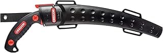 Oregon 13" Curved Premium Japanese High-Carbon Steel Hand Saw, Rust Proof Forestry/Pruning/Cutting Tool, Curved Blade with Scabbard Safety Sheath (600136)