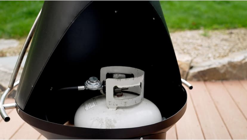 Cuisinart Chimenea Propane Fire Pit, 40,000 BTU Coated Steel Outdoor Propane Heater with Lava Rocks and Directional Heat, Adjustable Fire Pit with Safety Shutoff for Patios and More