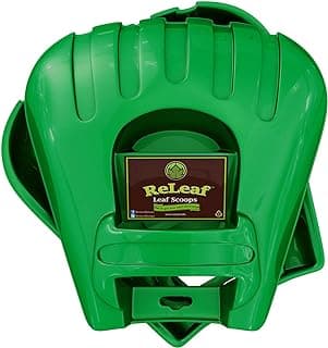 GARDEASE ReLeaf Leaf Scoops: Ergonomic, Large Hand Held Rakes for Fast Leaf & Lawn Grass Removal