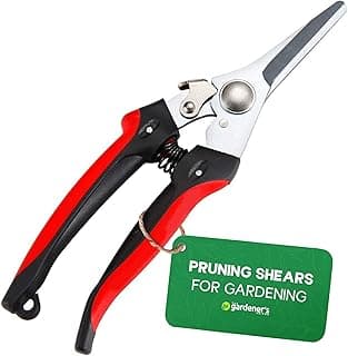 The Gardener’s Friend Pruning Snips, Lightweight and Small Shears For Light Gardening, Great for Deadheading Flowers and Cutting Light Wood Ergonomically Designed for Smaller Hands