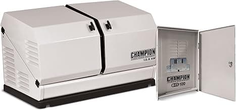 Champion 12.5-kW Home Standby Generator with 100-Amp Outdoor-Rated Automatic Transfer Switch