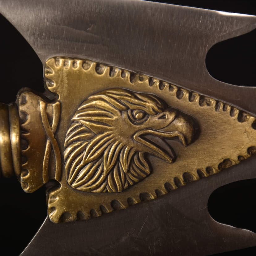SV Hand-Built Warrior Spear Traditional Chinese Weapon Old Weapon Metal 56.3 inches, Suitable for Display or Collection