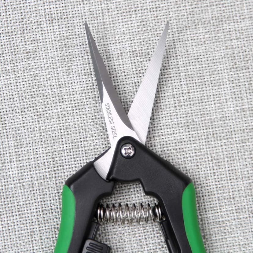 LDK 2 Pack Curved Blades Gardening Hand Pruner Pruning Snip, Garden Trimming Scissors