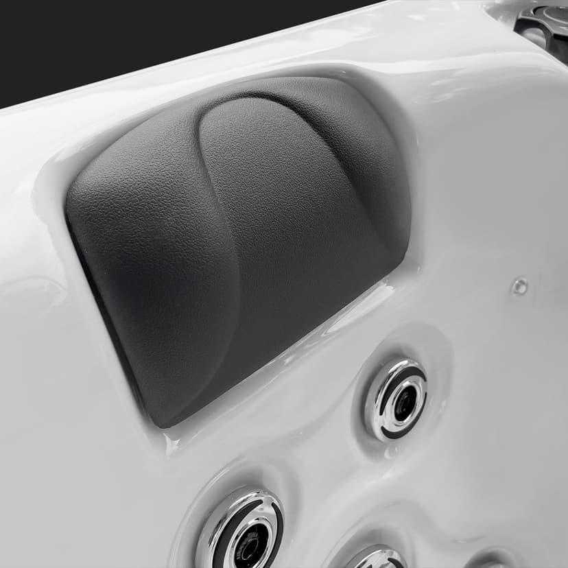 Surfaces Outdoor Hot Tub, Fits 4 Adults, 36 Jets, Double Lounger Seat Spa, Bluetooth, LED Lights, Cover Included, Wellness Tool, Aqualife by Strong Spas