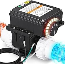 Mxmoonant 2KW 110V Hot Tub Thermostat, Spa Heater Whirlpool Bathtub Thermostat with Adjustable Temp Control for 400Gals Bathtub, Hot Tub, Spa, Small Pool (No Plug)