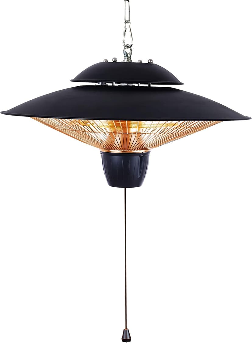 DONYER POWER 1500W Outdoor/Indoor Electric Patio Heater, Ceiling Mounted, Iron