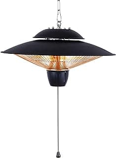 DONYER POWER 1500W Outdoor/Indoor Electric Patio Heater, Ceiling Mounted, Iron