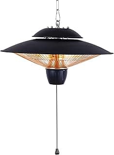 DONYER POWER 1500W Outdoor/Indoor Electric Patio Heater, Ceiling Mounted, Iron