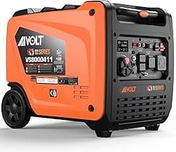 AIVOLT Dual Fuel Inverter Generator 8000 Wattages 50 Amp Gas Propane Powered Super Quiet Portable Inverter Generator for Home Use, Camping Travel RV Jobsite, 50 State Approved