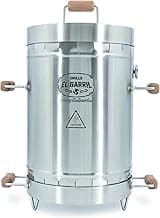 Grill & Smoker Barrel (MEDIUM)| 100% Stainless Steel Barrel | You can Grill, Smoke, Roast & Bake| Smokeless, Even Heat Distribution & Perfect Preservation for Your Meats, Charcoal