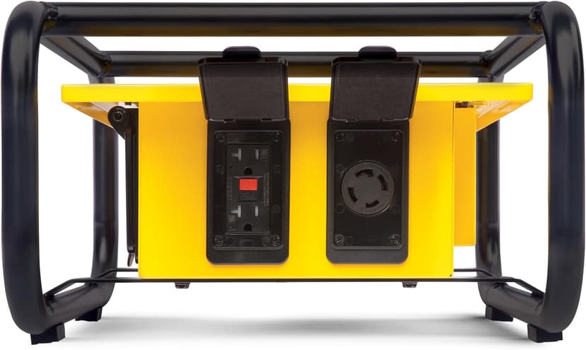 Champion Power Equipment Pro Grade OSHA Compliant Power Distribution Box, 50-Amp Twist Lock Inlet, Six 120V GFCI Duplexes, One 120/240V 30A Locking Outlet, 30A and 50A RV Adapters
