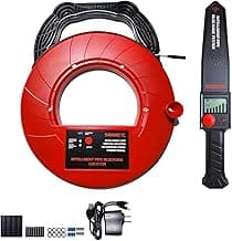 Pipe Locators, Water Pipe Blockage Detector for PVC/Plastic/Metal Underground Pipeline Blocking Clogging Finder Sewer Wall Scanner Plumbing Tools 40M (40)