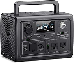 BLUETTI Solar Generator EB3A, 268Wh LiFePO4 Battery Backup w/ 2 600W (1,200W Surge) AC Outlets, Recharge from 0-80% in 30 Min., LFP Backup for Outdoor Camping, Trip, Power Outage