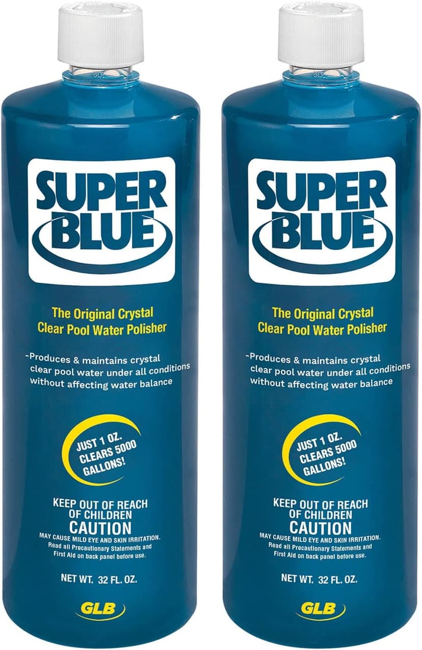GLB 71205-SP-02BX Super Blue Pool Clarifier, 64-Ounces (Packaging May Vary)