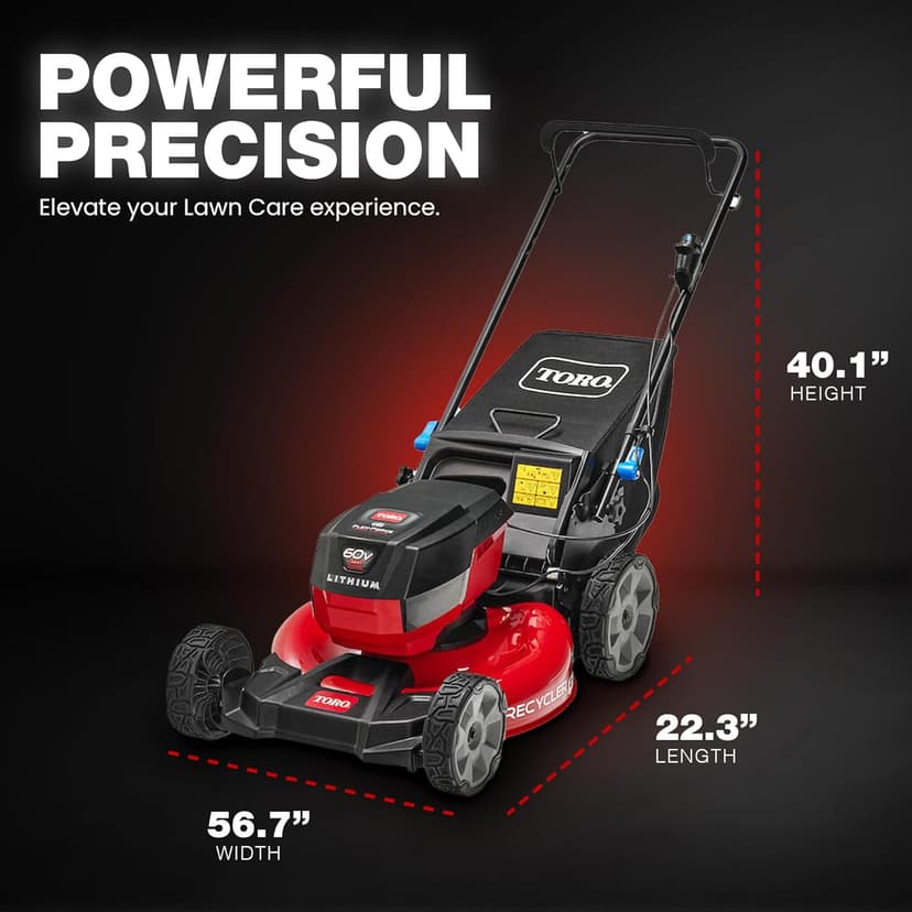 Toro 60V MAX* 21 in. Recycler® Push Lawn Mower - Battery/Charger Not Included