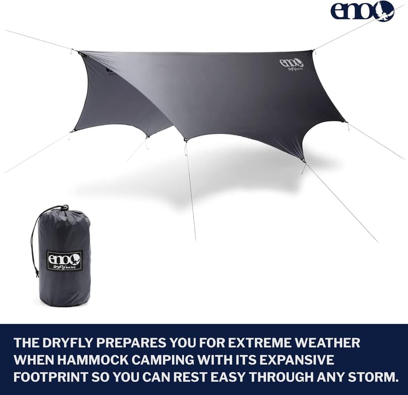 ENO Eagles Nest Outfitters JungleLink Shelter System with Hammock with Bug Net, Straps and Rain Tarp