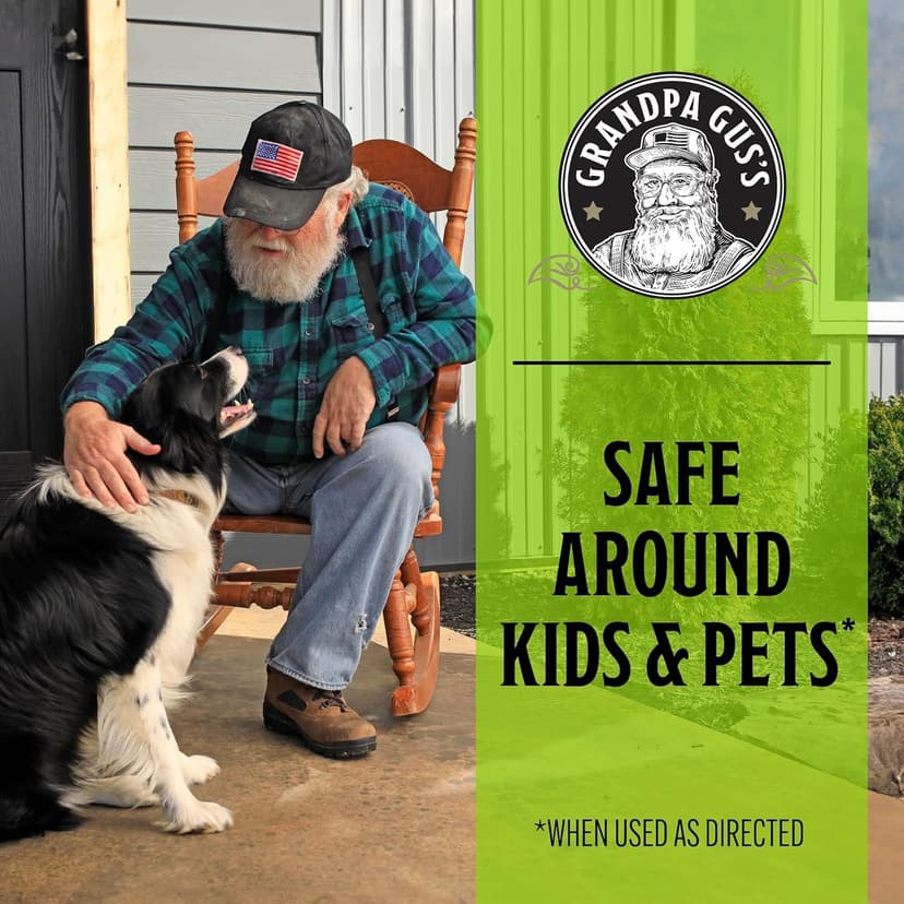Grandpa Gus's Rodent Repellent Spray with Sprayer, Natural Peppermint & Cinnamon Oils Repel Mice and Stop Rats, 1 Gallon (Pack of 1)