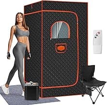 Sauna Box,Portable Sauna for Home,2024 Sauna Tent with 3L 110V Steamer,9 Levels,36 * 36 * 71inch
