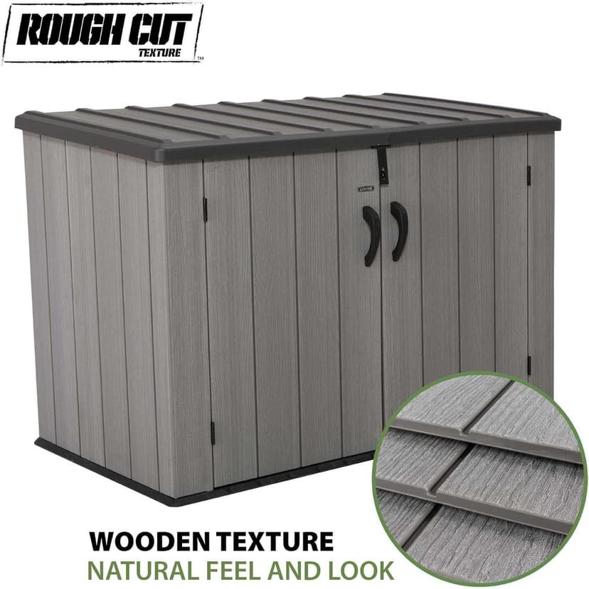 Lifetime Horizontal Outdoor Storage Shed, 75 Cu. Ft. Capacity
