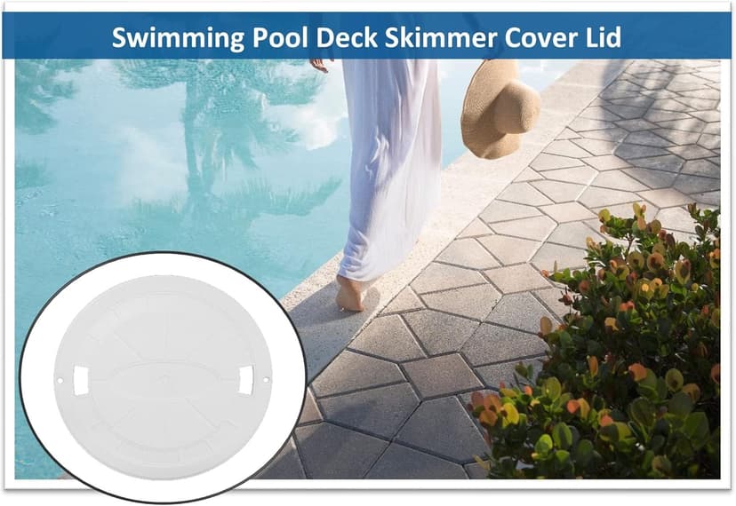Aftermarket Skimmer Lid Replacement for Hayward Swimming Pool Skimmer Deck Cover SP1070C SPX1070C
