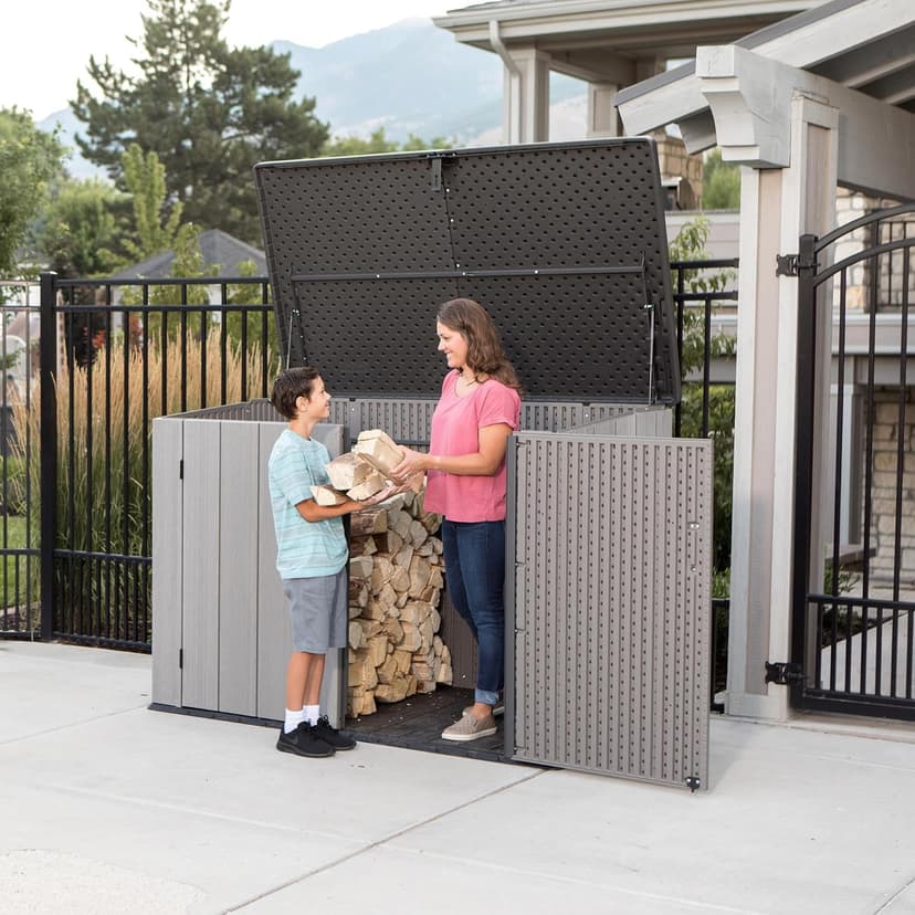 Lifetime Horizontal Outdoor Storage Shed, 75 Cu. Ft. Capacity