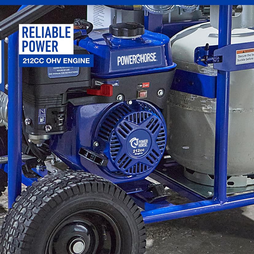 Powerhorse Propane Pressure Washer, Hot Water Pressure Washer Gas Pressure Washer with Propane Burner, Power Washer Car Pressure Washer