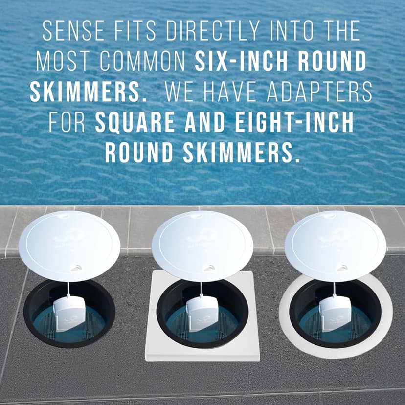Waterguru - Sense S2 Smart Pool Monitor - Chlorine & pH Meter - CYA & Alkalinity Tester Pool Water Tester - Spa & Hot Tub Monitor - Includes WaterGuru Sense S2 C5 Cassette, Float Ring & More