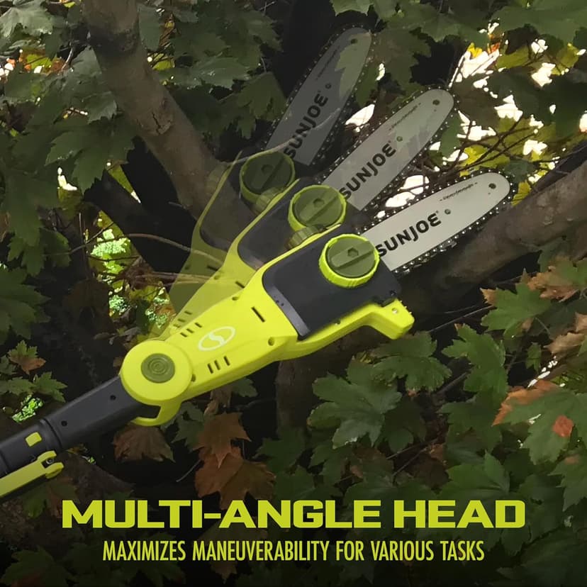 Sun Joe GTS4001C Garden Tool System, (Hedge Trimmer, Pole Saw, Leaf Blower)