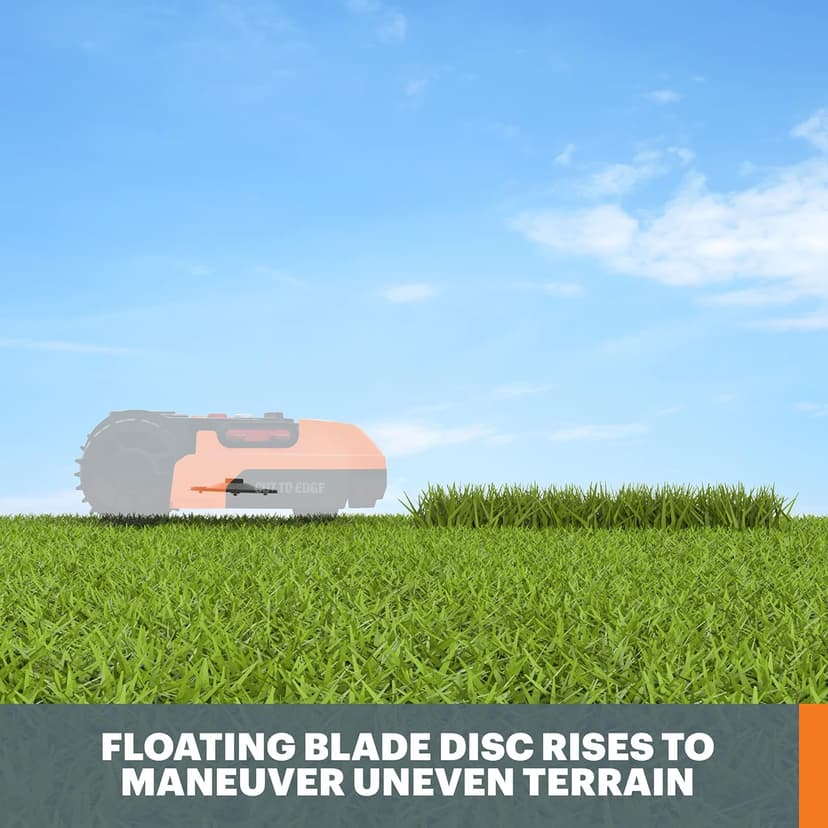 Worx Landroid S 20V 2.0Ah Robotic Lawn Mower 1/8 Acre / 5,445 Sq Ft. Power Share - WR165 (Battery & Charger Included)