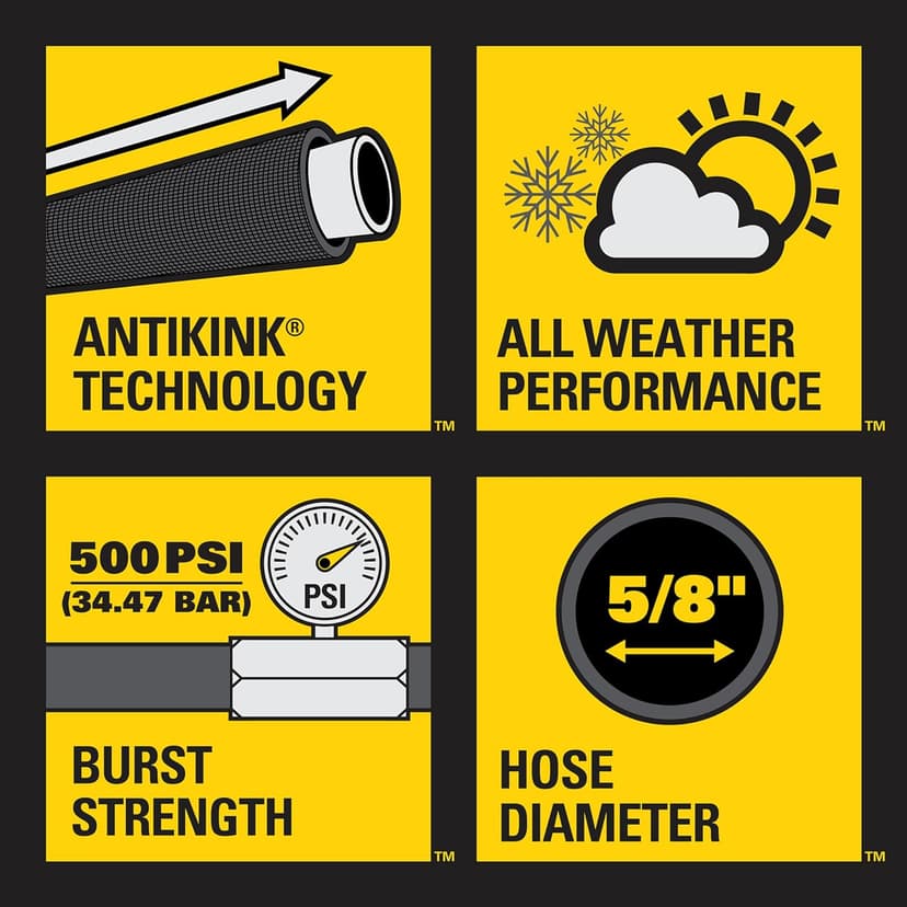 Stanley BDS6651 Fatmax Professional Grade Water Hose, 75' x 5/8"