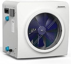 Aquastrong 16,000 BTU Swimming Pool Heat Pump Electric Pool Heater for Above Ground Pools Up to 5,000 Gallons, Heating and Cooling Pool Heater 120V