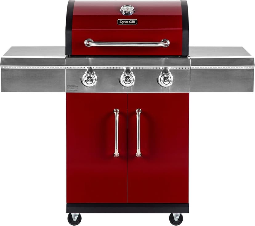 Dyna-Glo 3 Burner Red LP Gas Grill