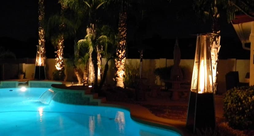 AZ Patio Pyramid Glass Tube Propane Gas Patio Heater, CSA certified