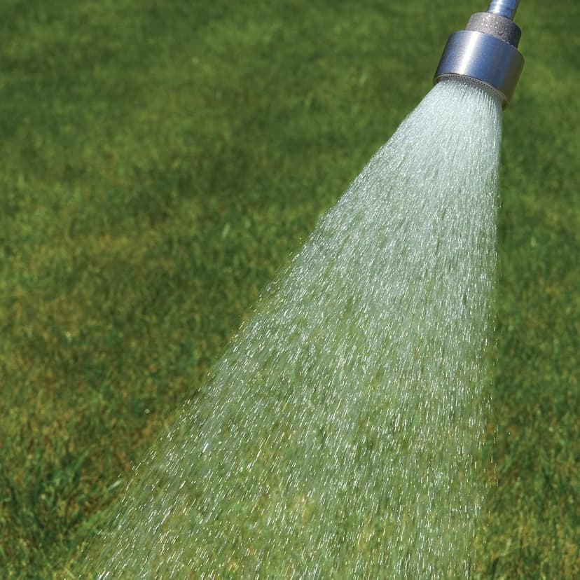 18-inch Soft Rain Watering Wand with Shut Off Valve, Lightweight and Durable Metal Gentle Watering Wand Perfect for Hanging Baskets, Planters, Garden, Shrubs and Seedbed