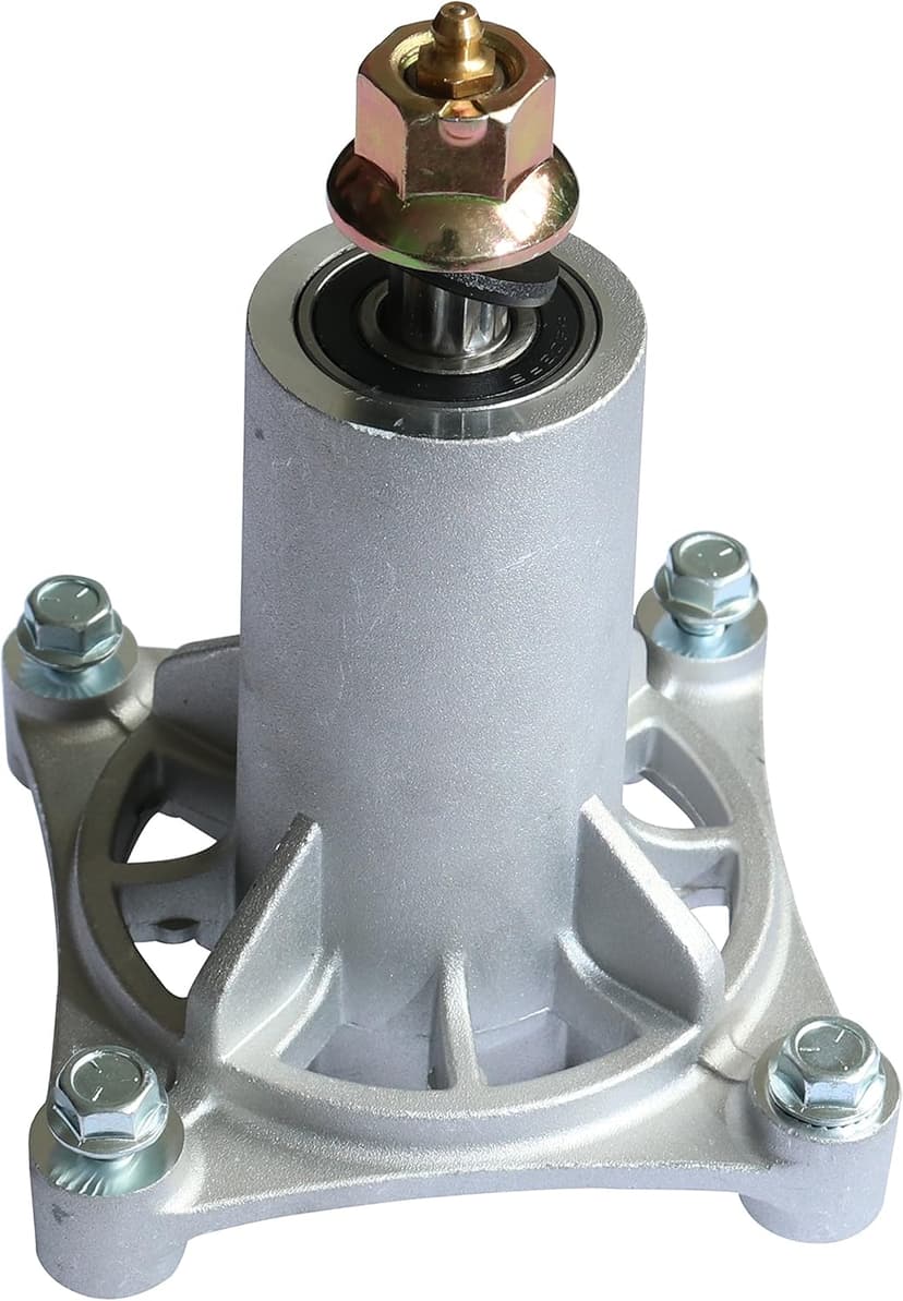 2pcs Lawn Mower Spindle Assembly for Dixon 532192870 Husqvarna 532192870 532187292 532187281 539112057 587125401 587820301 AYP 187292 Ariens 21546238 with 4 Tapped Bolts Zerk Grease