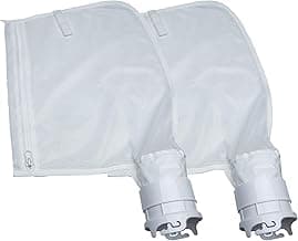 ATIE Pool Cleaner Fine Mesh Bag with Zipper Enclosure, Compatible with Pentair Kreepy Krauly Legend, Platinum, Letro Pool Cleaners Debris Bag 360002 and EU16 Bag (2 Pack)