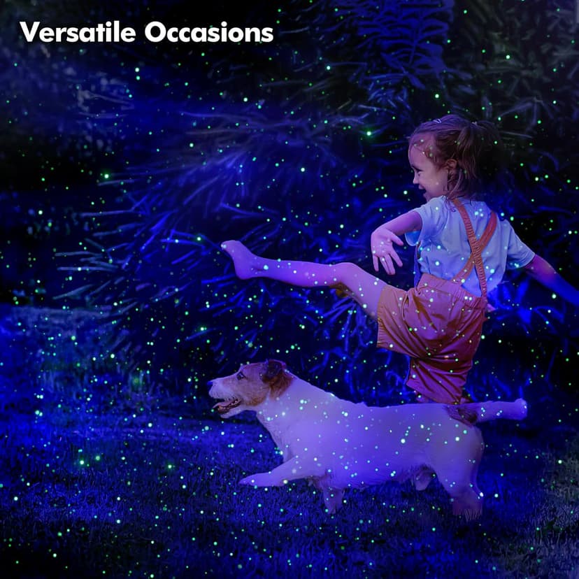 Firefly Garden Lights Laser Star Projector, Outdoor Decorative Lighting with Blue Nebula for Garden Indoor Outdoor