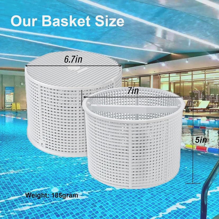 Pool Skimmer Basket Replacement,for Hayward Swimming Pool Skimmer SPX1082CA & Aladdin B-152 Skimmer Models,SP1082 SP1083 SP1084 1085 1086 SP1075 1075T 1076 1077 Skimmers Basket