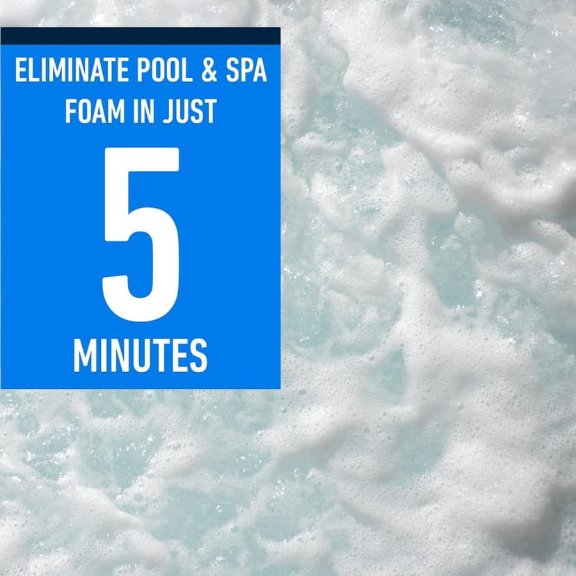 Essential Values Hot Tub, Pool & Spa Defoamer (32oz) – Quickly Removes Foam Without The Use of Harsh Hot Tub Chemicals, Eco-Friendly & Safe with Silicone Emulsion Formula. Get The Foam Down